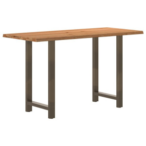 vidaXL Bartafel rechthoekig 180x80x112 cm massief eikenhout lichtbruin