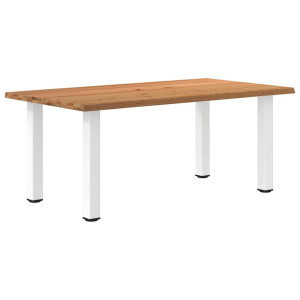 vidaXL Eettafel rechthoekig 180x100x74 cm massief eikenhout lichtbruin