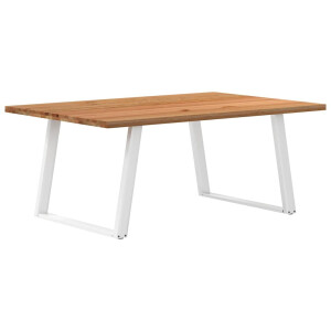 vidaXL Eettafel rechthoekig 180x120x74 cm massief eikenhout lichtbruin