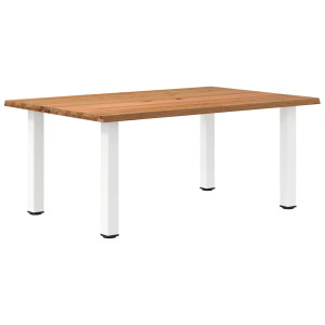 vidaXL Eettafel rechthoekig 180x120x74 cm massief eikenhout lichtbruin