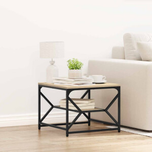 vidaXL Salontafel Sonoma Eiken 51 x 50 x 40 cm
