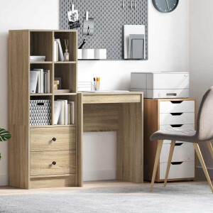 vidaXL Bureau Sonoma Eiken 60 x 40 x 76 cm