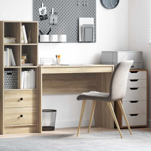 vidaXL Bureau Sonoma Eiken 100 x 40 x 76 cm