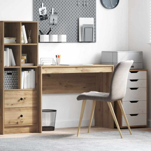 vidaXL Bureau Artisan Eiken 100 x 40 x 76 cm
