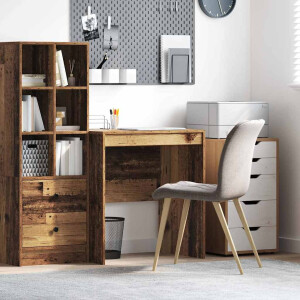 vidaXL Bureau Oudhout 70 x 50 x 76 cm