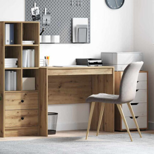 vidaXL Bureau Artisan Eiken 90 x 50 x 76 cm
