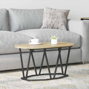 vidaXL Salontafel Sonoma Eiken 80 x 40 x 40.5 cm