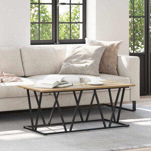 vidaXL Salontafel Artisan Eiken 100 x 50 x 40 cm
