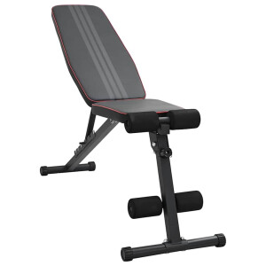 vidaXL Gewichtbank Zwart 131 x 41 x 110 cm Gepoedercoat staal
