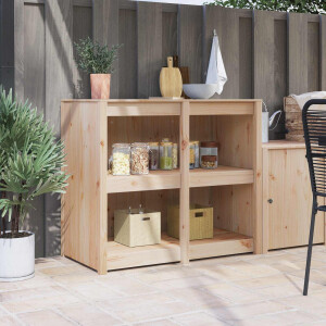 vidaXL Keukenkast met plank MEPPEL Bruin Eiken 106 x 55 x 92 cm