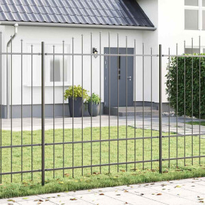 vidaXL Tuinhek Woerden Grijs 170 x 215 cm Gepoedercoat staal
