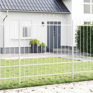 vidaXL Tuinhek Woerden Wit 170 x 215 cm Gepoedercoat staal