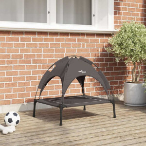 vidaXL Hondenbed Bruin 63 x 49,5 x 60 cm Staal