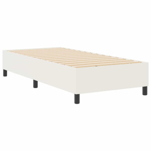 vidaXL Platform bedframe Crème 100 x 200 cm Stof