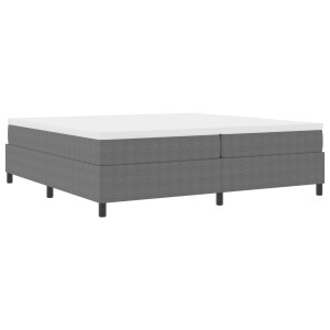 vidaXL Platform bedframe Lichtgrijs 200 x 200 cm Stof