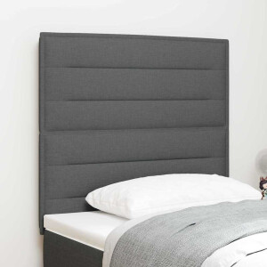 vidaXL Hoofdbord Donkergrijs 80 cm Stof