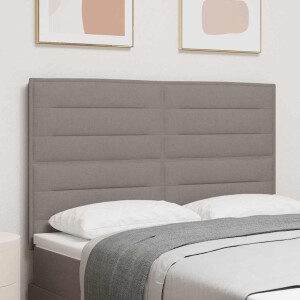 vidaXL Hoofdbord Taupe 144 cm Stof