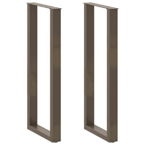 vidaXL Bartafelpoten 2 st U-vormig 50x(110-111) cm staal naturel