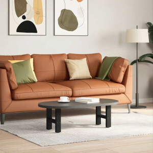 vidaXL Salontafelpoten 2 st 40x(30-31) cm staal zwart