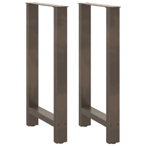 vidaXL Bartafelpoten 2 st 40x(90-91) cm staal naturel