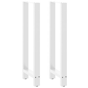 vidaXL Bartafelpoten 2 st 50x(110-111) cm staal wit