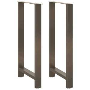 vidaXL Bartafelpoten 2 st 60x(110-111) cm staal naturel
