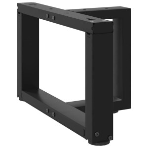 vidaXL Salontafelpoten 2 st T-vormig 40x25x(30-31) cm staal zwart