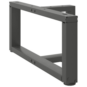 vidaXL Salontafelpoten 2 st T-vormig 60x25x(30-31) cm staal antraciet