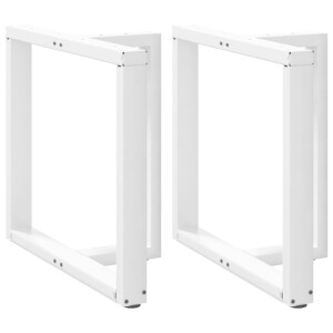 vidaXL Eettafelpoten 2 st T-vormig 80x35x(72-73) cm staal wit