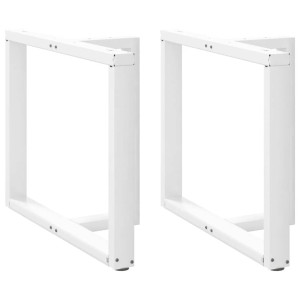 vidaXL Eettafelpoten 2 st T-vormig 100x35x(72-73) cm staal wit