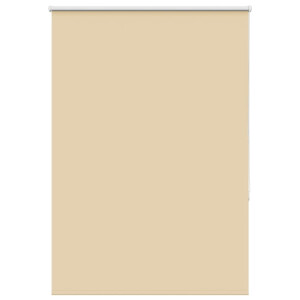 vidaXL Rolgordijn verduisterend 115x130 cm stofbreedte 110,7 cm beige