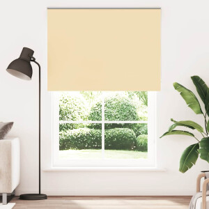vidaXL Rolgordijn verduisterend 160x210 cm stofbreedte 156,6 cm beige