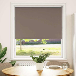 vidaXL Rolgordijn verduisterend koffie 95x130 cm stofbreedte 90,7 cm