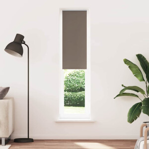 vidaXL Rolgordijn verduisterend koffie 40x210 cm stofbreedte 35,7 cm