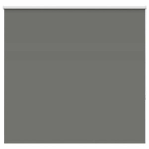 vidaXL Rolgordijn verduisterend 145x175 cm stofbreedte 141,6 cm grijs