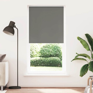 vidaXL Rolgordijn verduisterend 90x230cm stofbreedte 85,7 cm polyester
