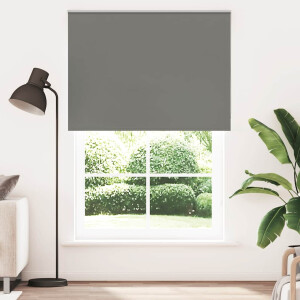 vidaXL Rolgordijn verduisterend 165x230 cm stofbreedte 161,6 cm grijs
