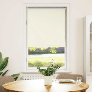 vidaXL Rolgordijn verduisterend 80x130 cm stofbreedte 75,7cm polyester