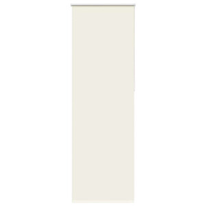 vidaXL Rolgordijn verduisterend gebroken wit 85x210 cm stofbreedte