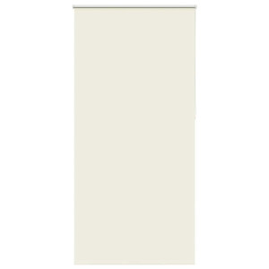 vidaXL Rolgordijn verduisterend gebroken wit 90x210 cm stofbreedte