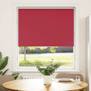 vidaXL Rolgordijn 95x130 cm stofbreedte 90,7 cm verduisterend rood