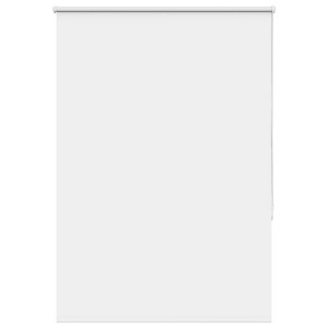 vidaXL Rolgordijn verduisterend 105x130 cm stofbreedte 100,7 cm wit