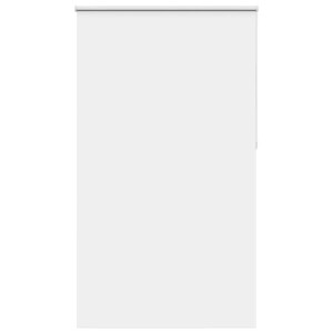 vidaXL Rolgordijn verduisterend 120x210 cm stofbreedte 116,6 cm wit