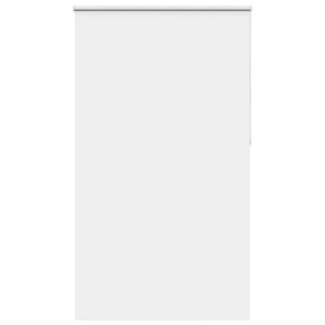 vidaXL Rolgordijn verduisterend 125x210 cm stofbreedte 121,6 cm wit