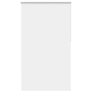 vidaXL Rolgordijn verduisterend 130x210 cm stofbreedte 126,6 cm wit