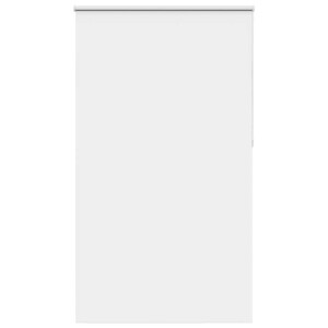 vidaXL Rolgordijn verduisterend 135x210 cm stofbreedte 131,6 cm wit