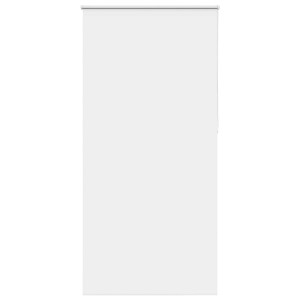 vidaXL Rolgordijn verduisterend 105x230 cm stofbreedte 100,7 cm wit