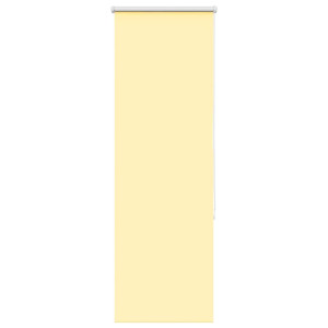 vidaXL Rolgordijn verduisterend 50x130 cm stofbreedte 45,7cm geel