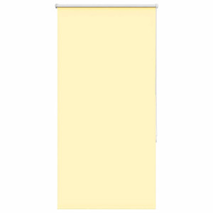 vidaXL Rolgordijn verduisterend 70x130 cm stofbreedte 65,7 cm geel