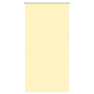 vidaXL Rolgordijn verduisterend 75x130 cm stofbreedte 70,7cm geel